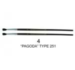 PAGODA TYPE 4 251 BRUSH